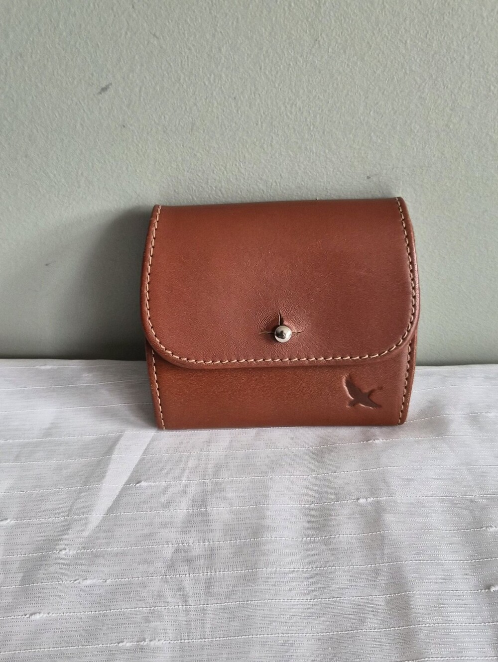 Eddie Bauer genuine leather brown wallet